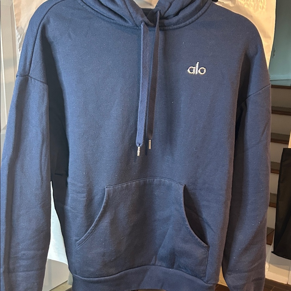 ALO Yoga NWOT Accolade Blue Hoodie XS